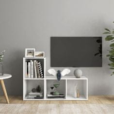 Vidaxl TV omarice 2 kosa bele 72x35x36,5 cm iverna plošča