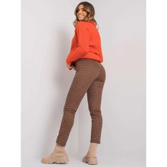 Factoryprice Ženske hlače s pasom LANTANA orange-beige MT-SP-22045.03P_379851 38