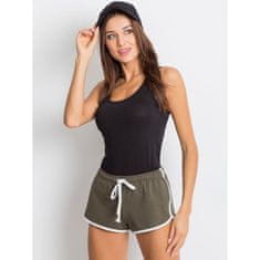 BASIC FEEL GOOD Ženske kratke hlače POLITE v barvi kaki RV-SN-4944.09X_328067 M