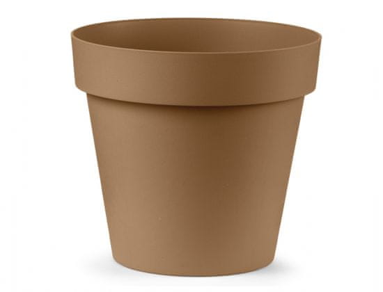 NOHEL GARDEN Pokrov za cvetlični lonec CLEO LOVIN GREEN plastika d30x27cm