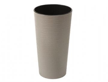 eoshop Pokrov za cvetlični lonec LILIJA PLETENO EKO plastika d30x57cm