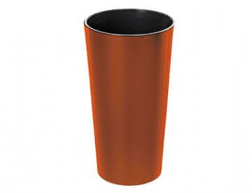 eoshop Pokrov za cvetlični lonec LILIJA DEKALI plastika sijoče d30x57cm