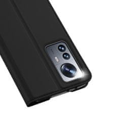 slomart dux ducis skin pro holster cover flip cover za xiaomi 12 pro črn
