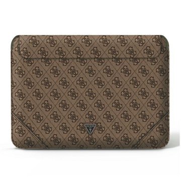 Guess ovitek za 14-palčni prenosni računalnik/tablico GUCS14P4TW 13/14" rjav/brown 4G Uptown Triangle logo