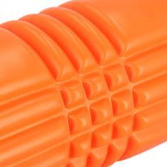 Spokey MIX ROLL Masažni valj za fitnes 3v1, 45 cm, oranžna