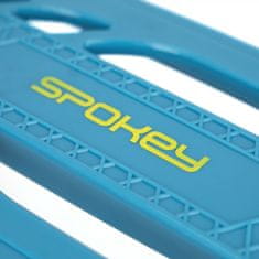 Spokey FISH Penzionska tabla s kolesi LED, modra