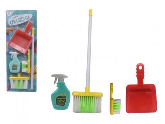 Teddies Komplet za čiščenje/čistilnik z dodatki iz plastike