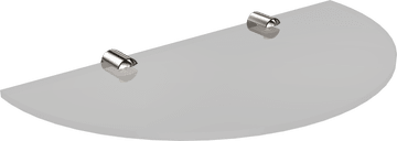 ANDEX Polkrožna polica za kopalnico 064CC (krom)