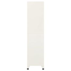 Vidaxl Omara s ključavnico siva in modra 90x45x180 cm jeklo