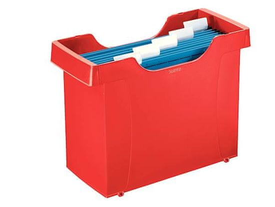 Esselte škatla z visečimi mapami, rdeča
