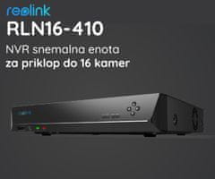 Reolink Snemalna enota Reolink RLN16-410, priklop do 16 kamer, 3TB HDD disk, razširljiv spomin do 12TB, neprekinjeno snemanje, PoE namestitev, črna