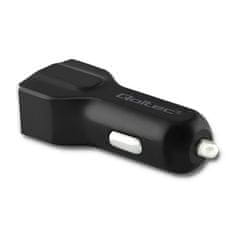 Qoltec qoltec inteligentni avtomobilski polnilec 12-24V | 15W | 5V | 3a | usb kabel tipa c