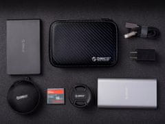 Orico PHM-25 zaščitna torbica za HDD ali SSD, 6,35 cm, črna (PHM-25-BK-BP)