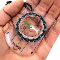 Northix Kompakten kompas za pohodništvo 