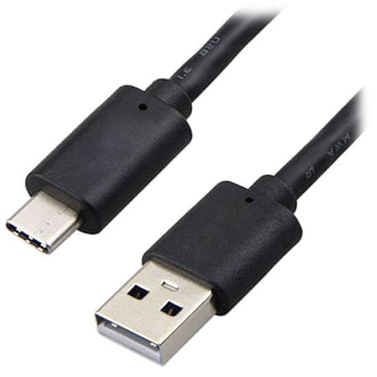 Northix Kabel USB v USB-C - 1 m - črn