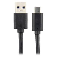 Northix Kabel USB v USB-C - 1 m - črn 