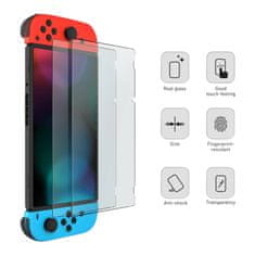 Northix Zaščita zaslona za Nintendo Switch - Glass Screen Pro + 