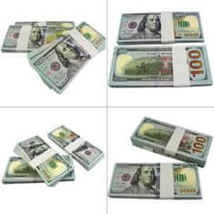 Northix Ponarejen denar - 100 ameriških dolarjev (100 bankovcev) 