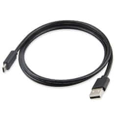 Northix Kabel USB v USB-C - 1 m - črn 