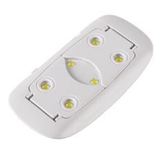 Northix Mini UV LED lučka za nohte, bela 