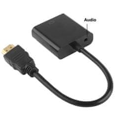 Northix Adapter HDMI v VGA z avdio vhodom 