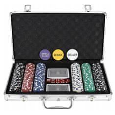 Northix Poker set - 300 žetonov 