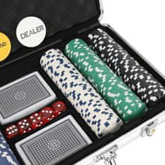 Northix Poker set - 300 žetonov 