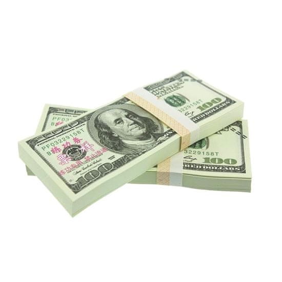 Northix Ponarejen denar - 100 ameriških dolarjev (100 bankovcev)