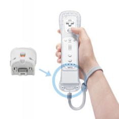 Northix Motion Plus adapter za daljinski upravljalnik Nintendo Wii - bel 