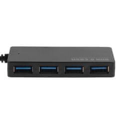 Northix USB 3.0 Hub s 4x USB vrati (visoke hitrosti) - do 5 Gbps 