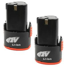 notig tools 12V LED akumulatorski vijačnik 2x 1,5ah Li-ion + kovček