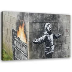 shumee Slika, Freska Port Talbot Boy Banksy - 90x60