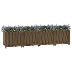 Vidaxl Visoka greda 160x40x38 cm polipropilen