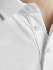 Jack&Jones JJEPAULOS Slim Fit moška polo majica 12136668 White (Velikost L)