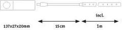 Paulmann LED trak na baterije 2W 3000K 1m