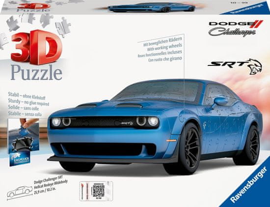 Ravensburger Dodge Challenger SRT Hellcat Widebody, 108 delov