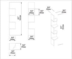 Woody Fashion Stenska polica