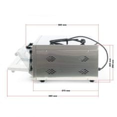 Wiltec Inox 2000W peč za peko pic – kamnita plošča do 350°C