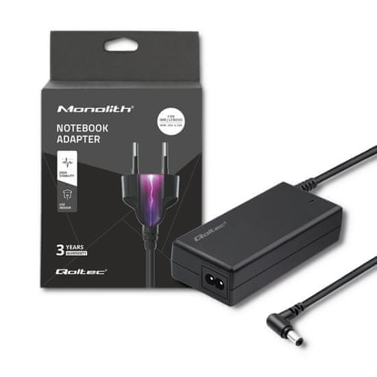 Qoltec napajalnik za prenosni računalnik ibm lenovo 90w | 20v | 4,74a | 5,5*2,5 | + napajalni kabel