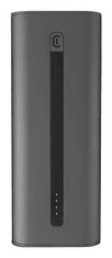 CellularLine Thunder prenosna baterija, 20000 mAh, črna