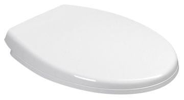 AQUALINE Mehko zapirajoče WC sedež ANTIK v beli barvi