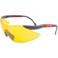 Varnostna očala, rumena, nastavljiva + torbica