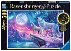 Ravensburger sestavljanka volkovi tulijo v luno, 500 delčkov