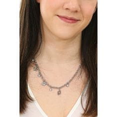 Liu.Jo Elegantna jeklena ogrlica z obeski Brilliant LJ1648