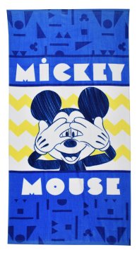 Disney Otroška BOMBAŽNA BRISAČA ZA PLAŽO Mickey Mouse 70x140cm