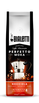  Bialetti Perfetto Moka Hazelnut, mleta kava, 80% robust, 20% arabica, 250 g
