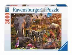 Ravensburger sestavljanka Afriški svet živali, 3000 delčkov