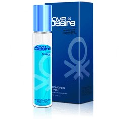 SHS Love Desire moški parfum s feromonima + 63% z moči feromonov da na nasprotni spol delujete kot magnet dominatorja življenja 15 ml