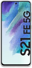 Samsung Galaxy S21 FE 5G (G990) pametni telefon, 6GB/128GB, bel (SM-G990BZWFEUE)