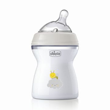 Chicco Antikolična steklenička za dojenčke Natural Feeling 250 ml nevtralna 2m+